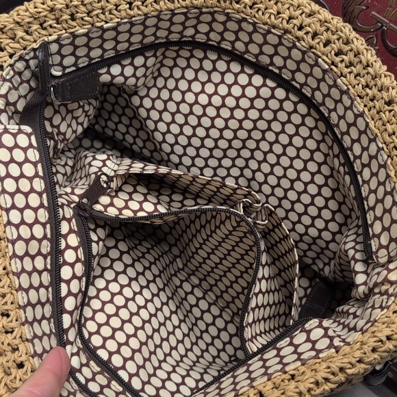 Brighton Leather and Woven Purse - Picture 8 of 9